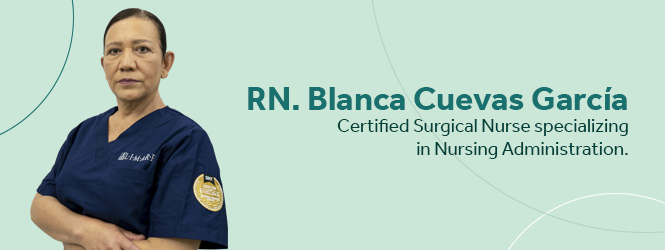 Nurse María Blanca Cuevas García, RN